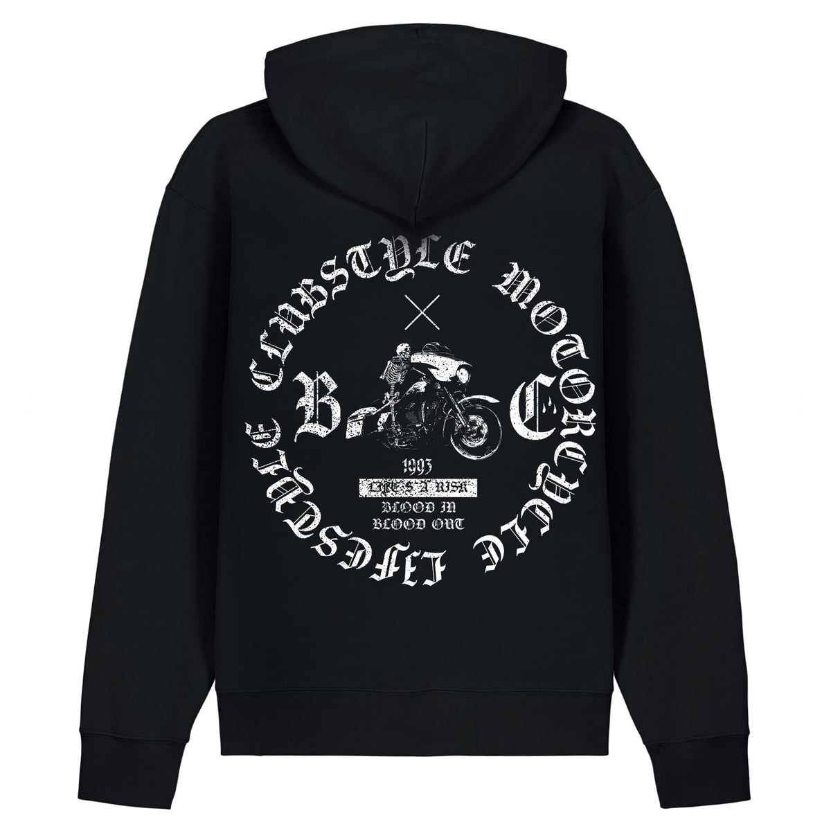 C.M.L. Zip Hoodie Black - Aneyone UG