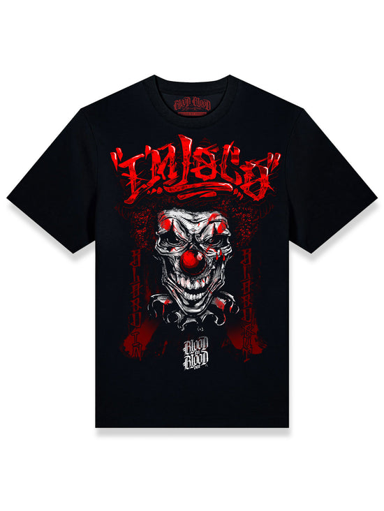 Red Clown T-Shirt black