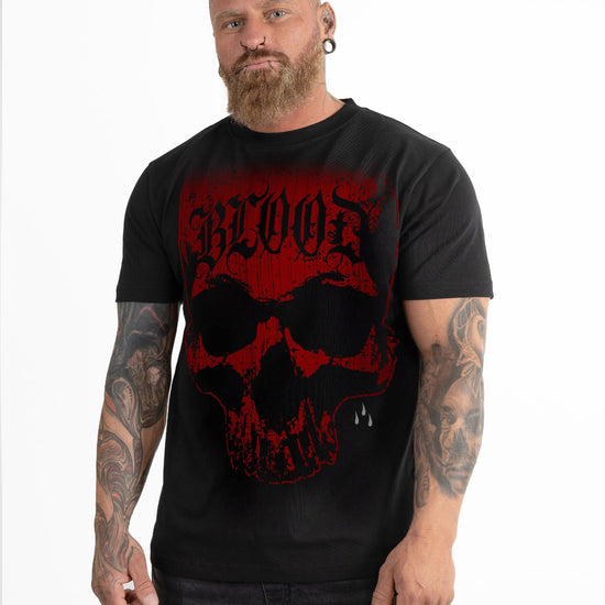 Big Red Skull T-Shirt black