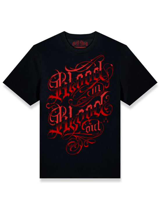 Letter Art T-Shirt black