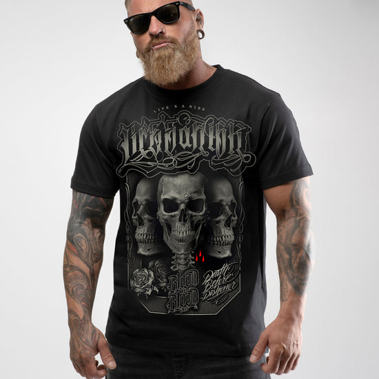 Three Skulls T-Shirt black