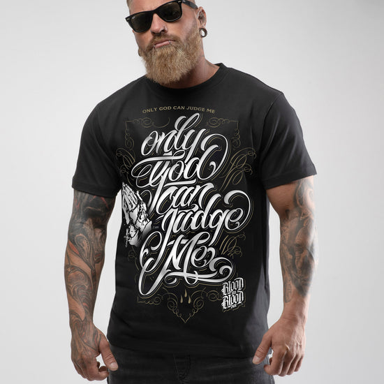 Only God Can Judge Me T-Shirt black