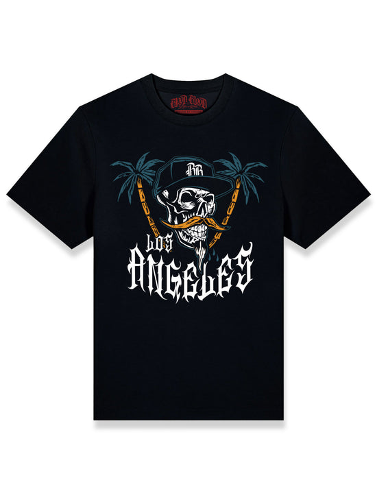 Palmtree Skull T-Shirt black