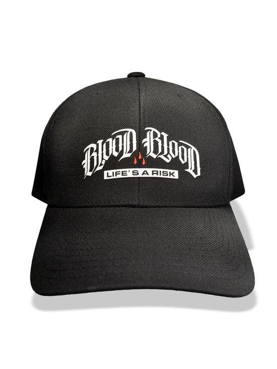 BC Cap White-Logo Black