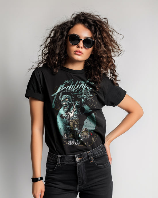 Addict T-Shirt Women black