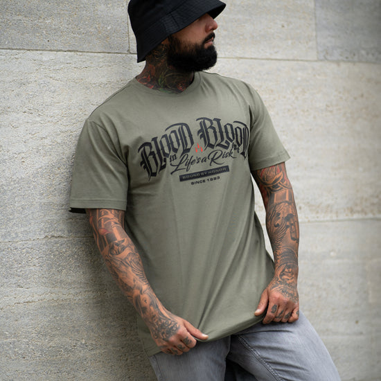 Basic Black Logo T-Shirt olive