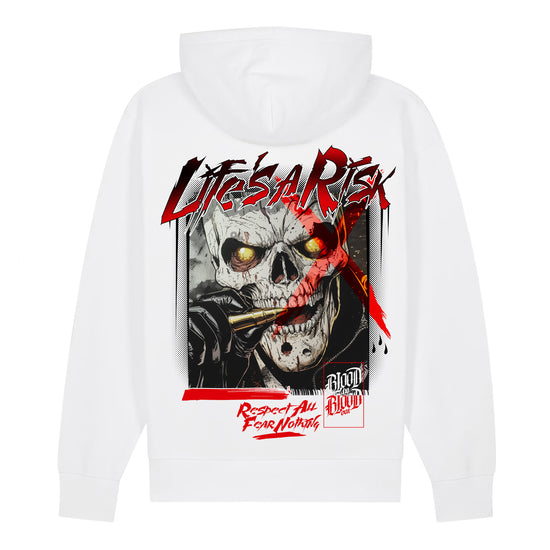 Risk Bullet Hoodie White