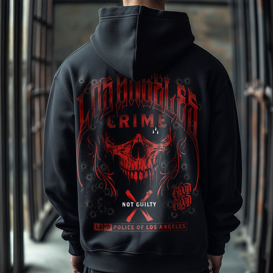 L.A. Crime Hoodie Black