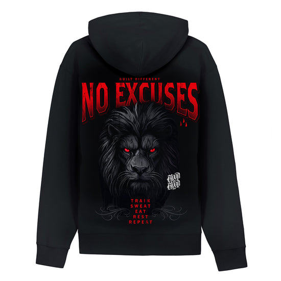 No Excuses Hoodie Black