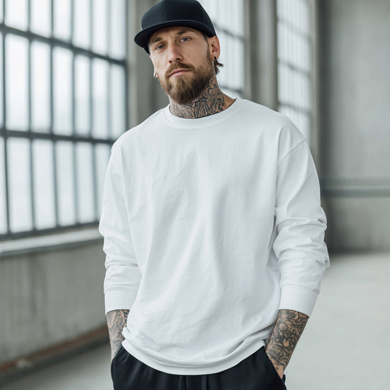 Heavy Pesado Longsleeve White