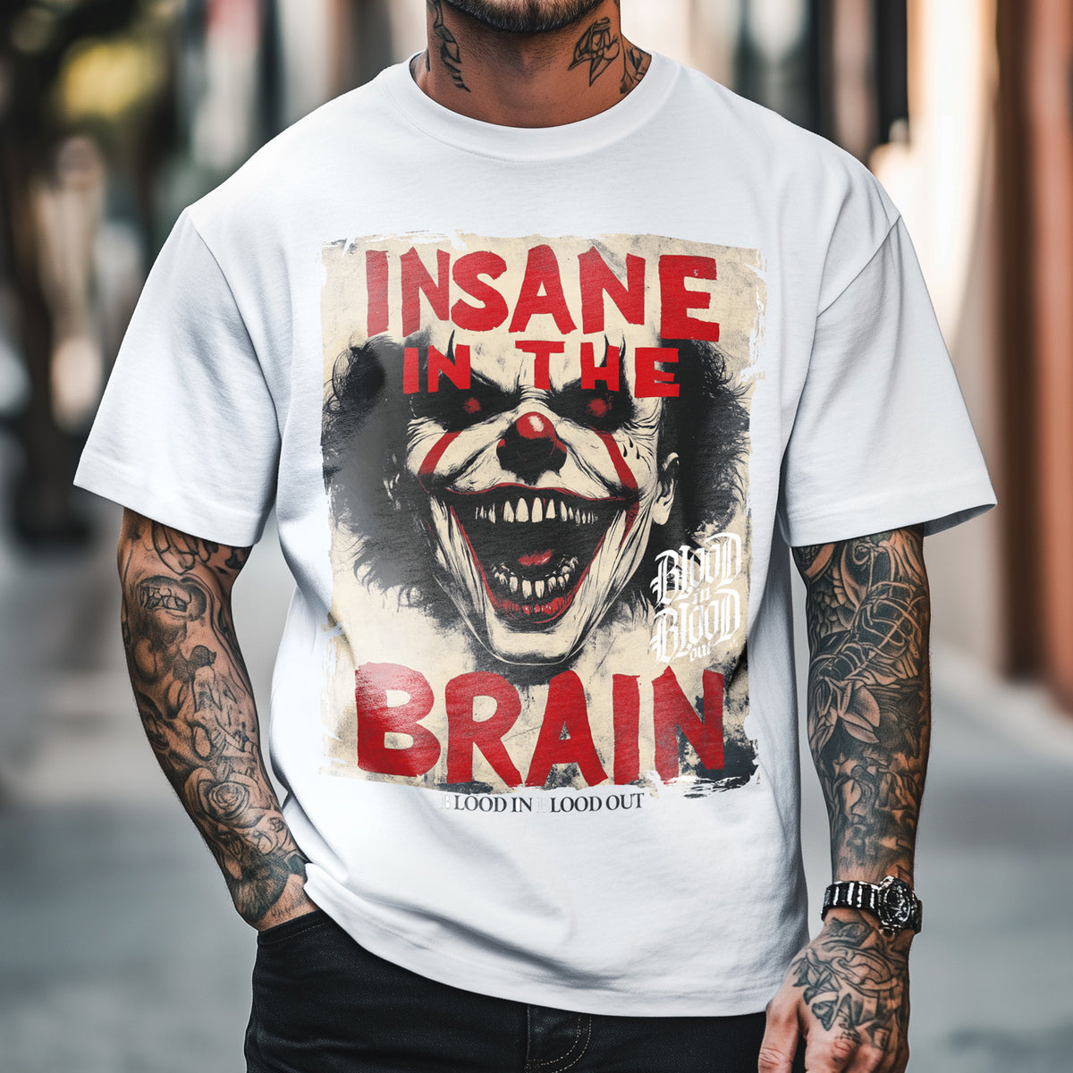 Insane Clown T-Shirt white - Aneyone UG