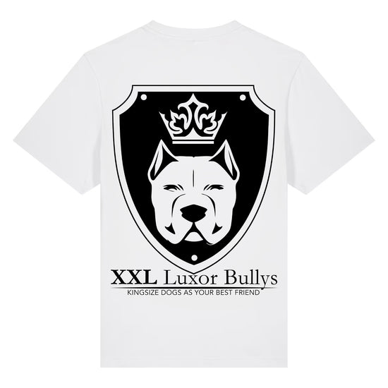 Luxor White Logo T-Shirt Logo in Black - Aneyone UG