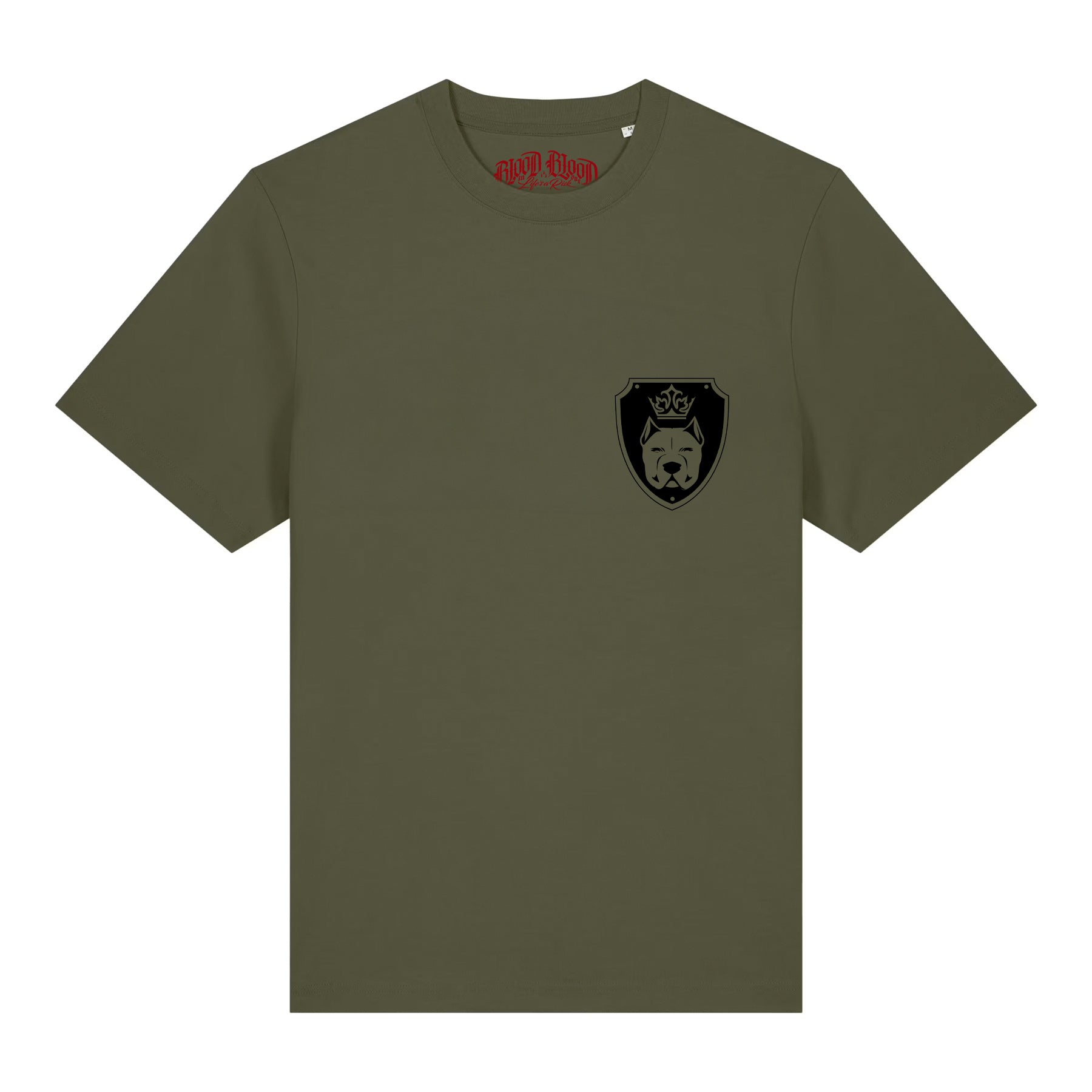 Luxor Olive Logo T-Shirt Logo in Black - Aneyone UG