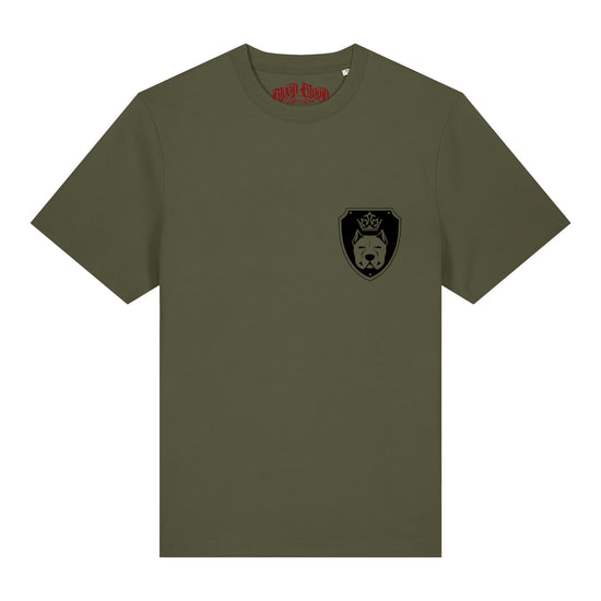 Luxor Olive Logo T-Shirt Logo in Black - Aneyone UG