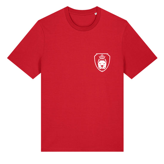 Luxor Red Logo T-Shirt Logo in White - Aneyone UG