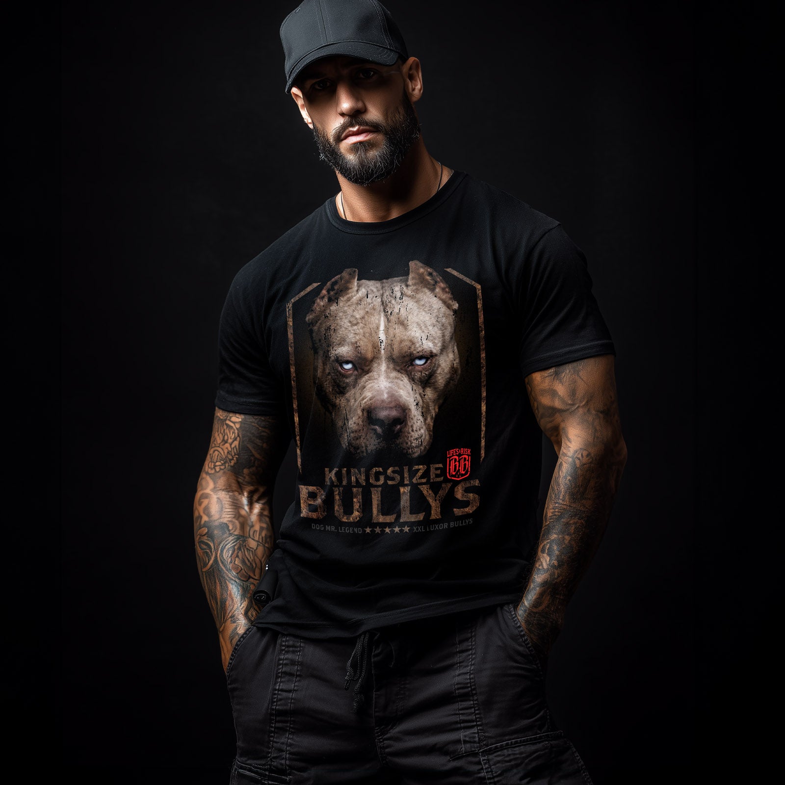 Luxor Mr. Legend T-Shirt Black - Aneyone UG