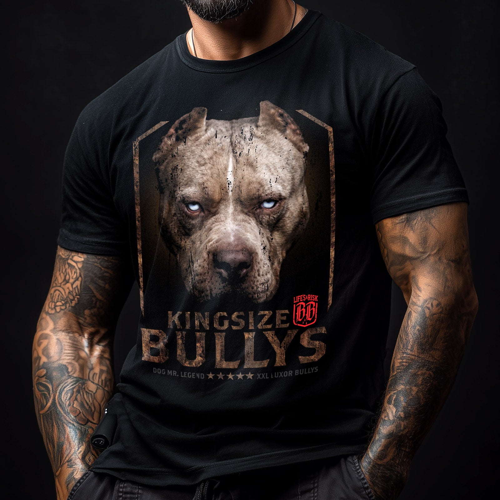 Luxor Mr. Legend T-Shirt Black - Aneyone UG