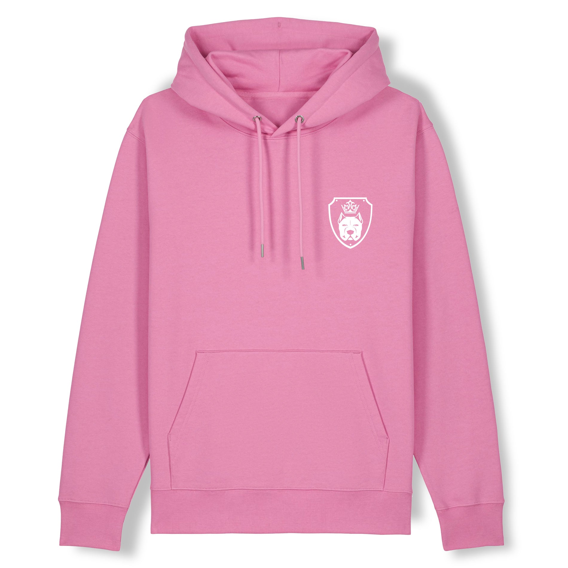 Luxor Pink Hoodie Logo in White - Aneyone UG