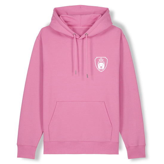 Luxor Pink Hoodie Logo in White - Aneyone UG