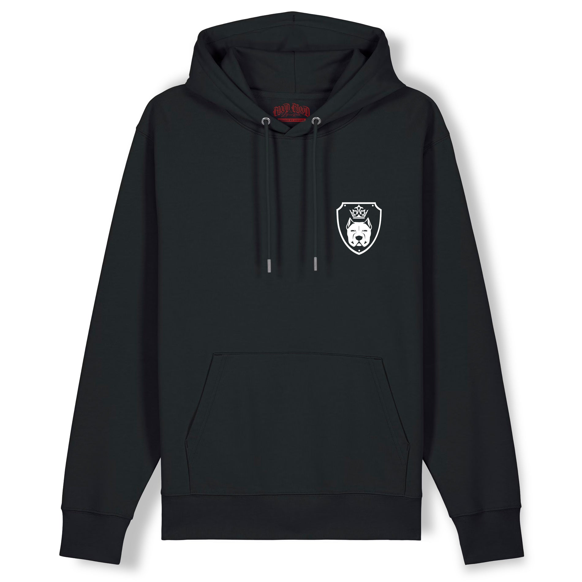 Luxor Black Hoodie Logo in White - Aneyone UG