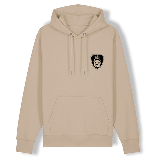 Luxor Beiger Hoodie Logo in Black - Aneyone UG