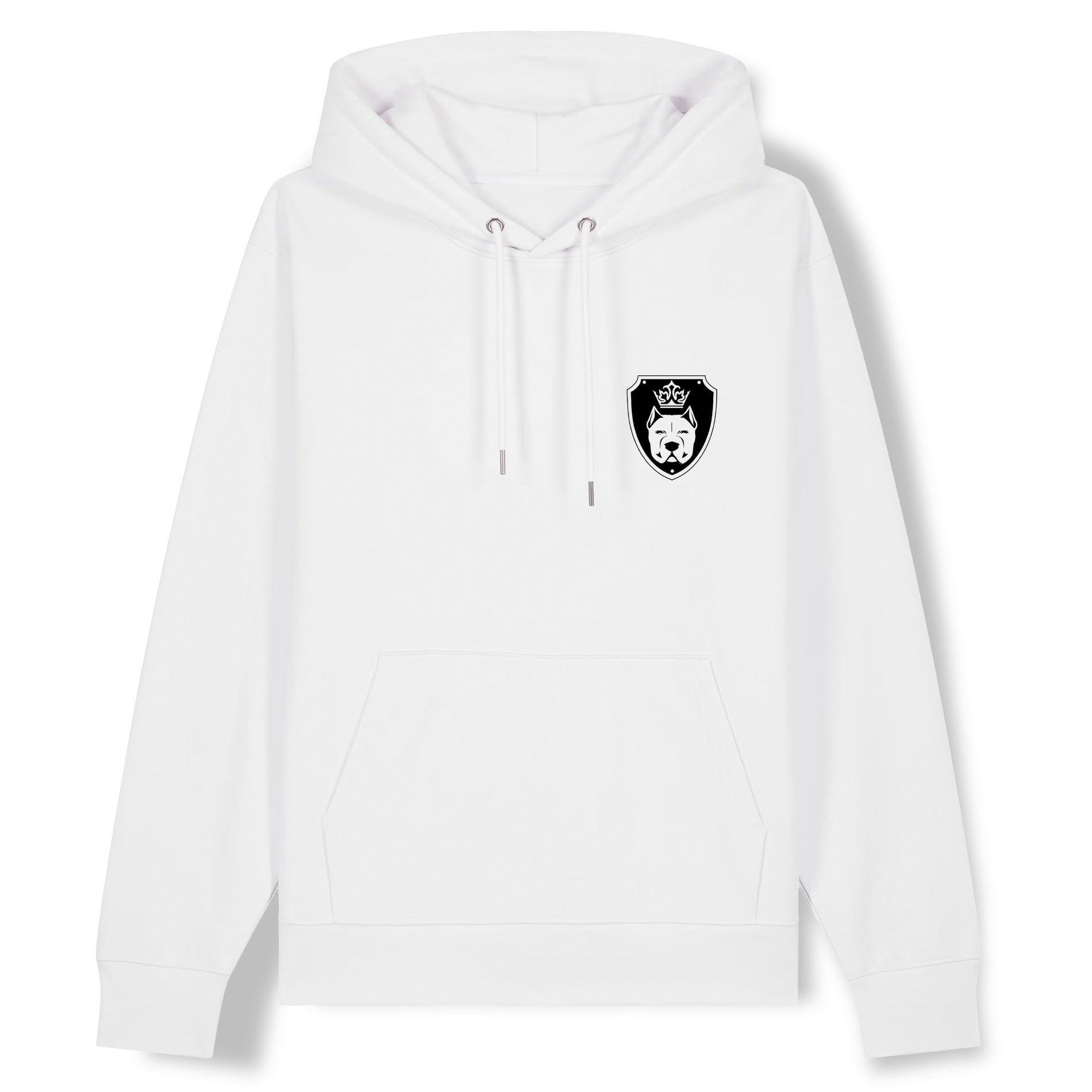Luxor White Hoodie Logo in Black - Aneyone UG