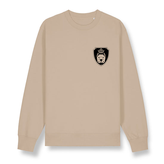 Luxor Beige Sweatshirt Logo in Black - Aneyone UG