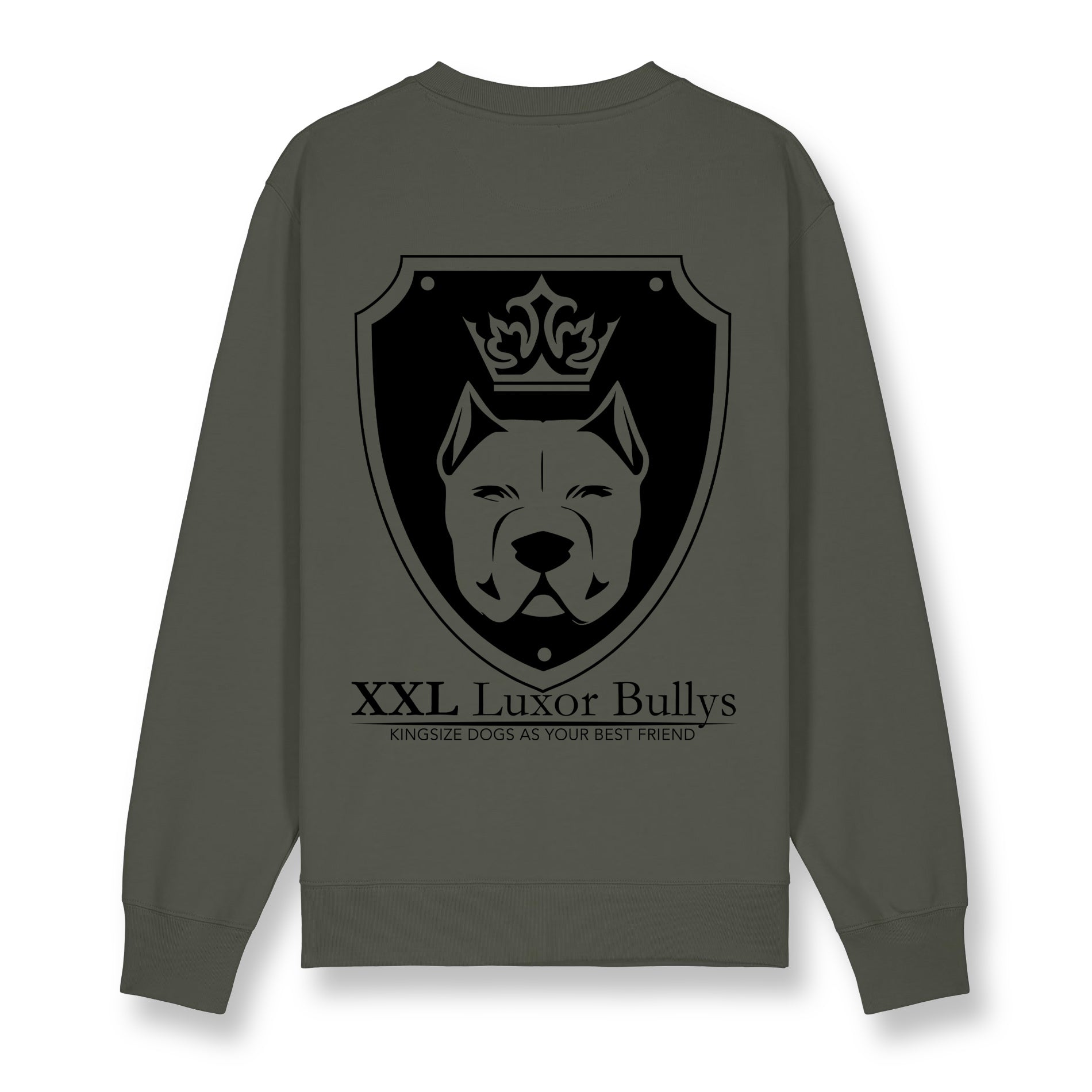 Luxor Khaki Sweatshirt Logo in Black - Aneyone UG