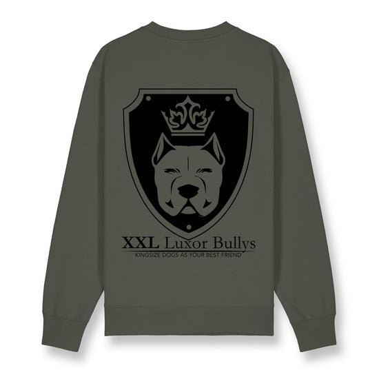 Luxor Khaki Sweatshirt Logo in Black - Aneyone UG