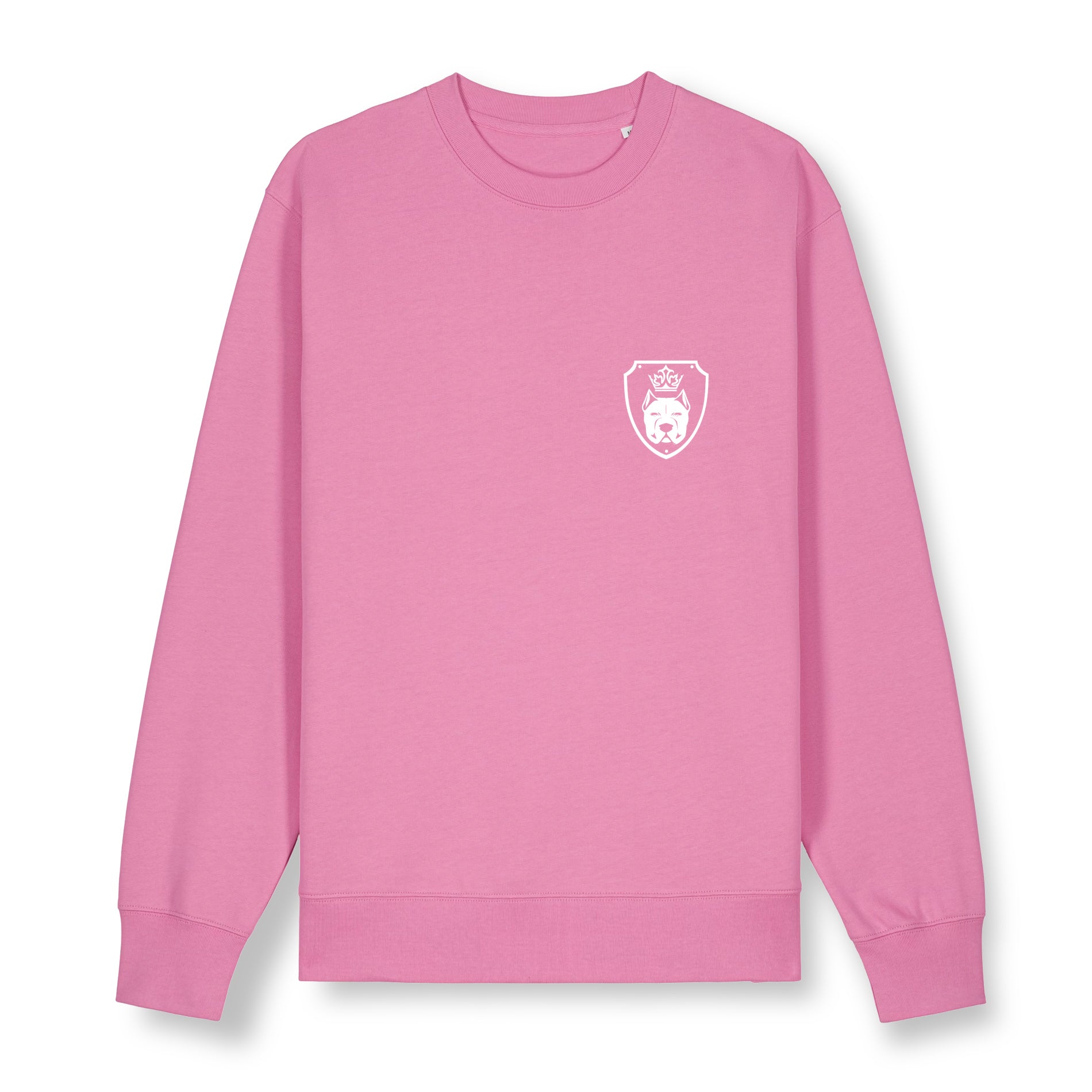 Luxor Pink Sweatshirt Logo in White - Aneyone UG
