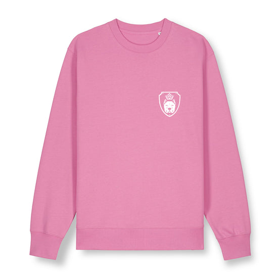 Luxor Pink Sweatshirt Logo in White - Aneyone UG