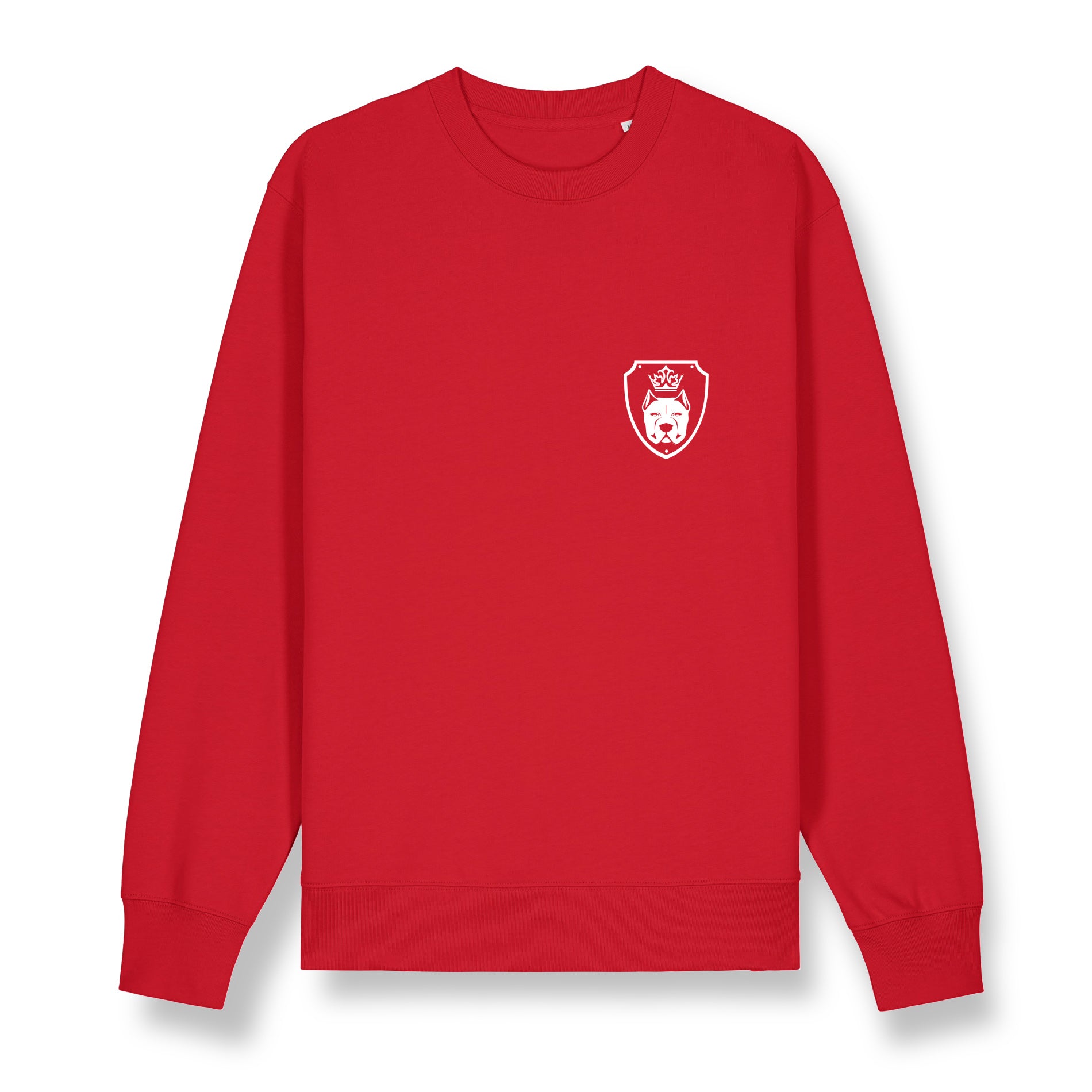 Luxor Red Sweatshirt Logo in White - Aneyone UG