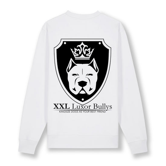 Luxor White Sweatshirt Logo in Black - Aneyone UG