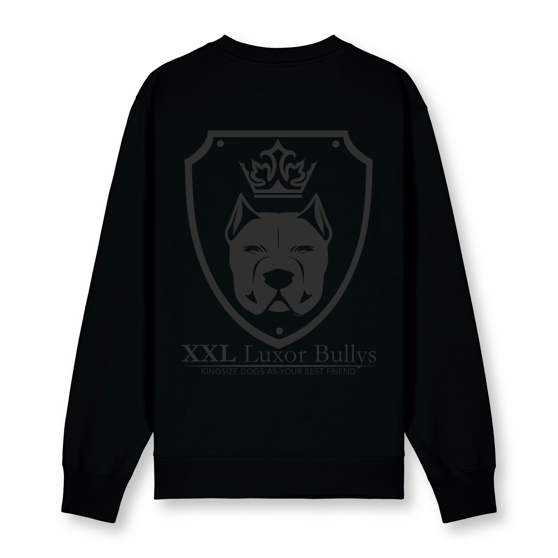 Luxor Black Sweatshirt Logo in Black - Aneyone UG