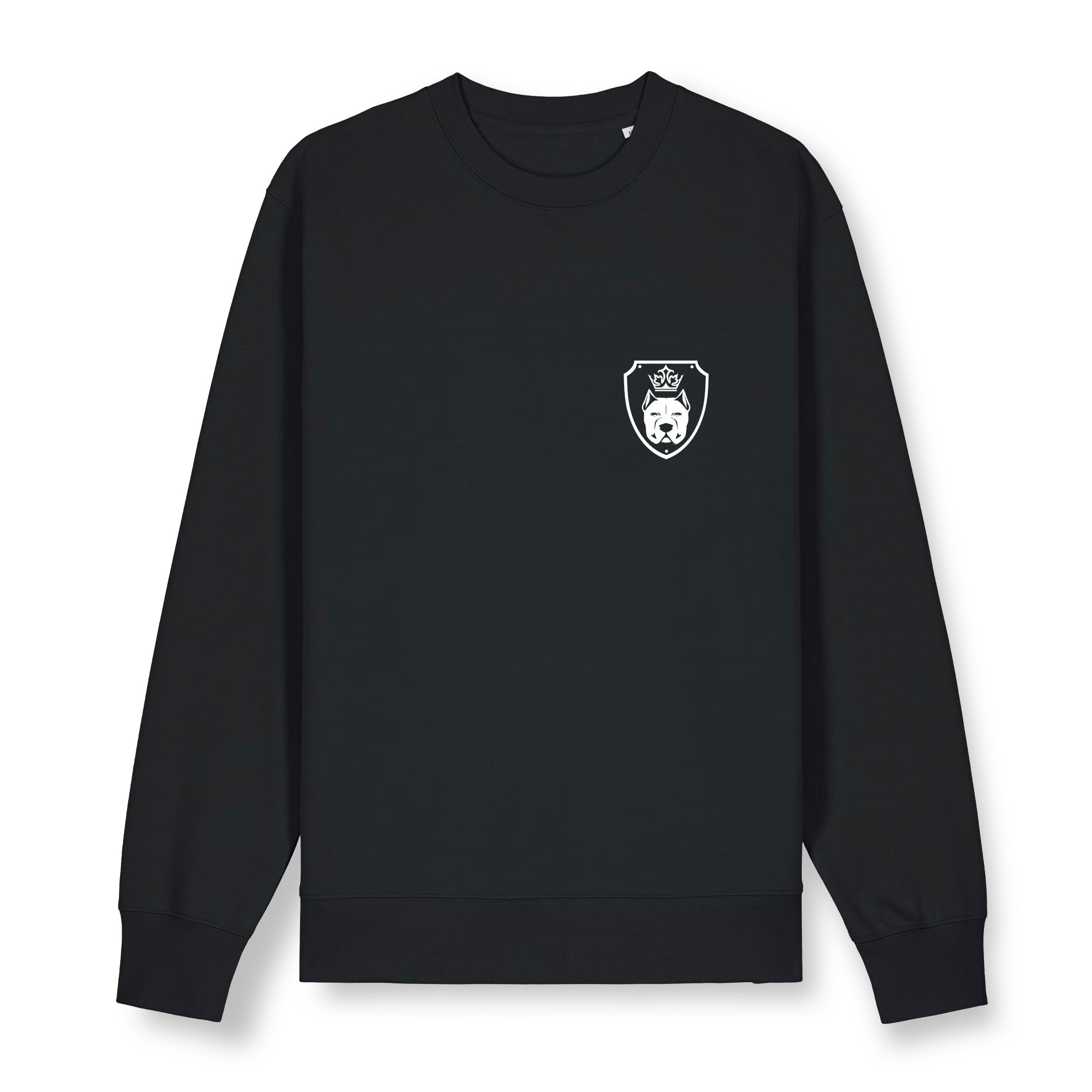 Luxor Black Sweatshirt Logo in White - Aneyone UG