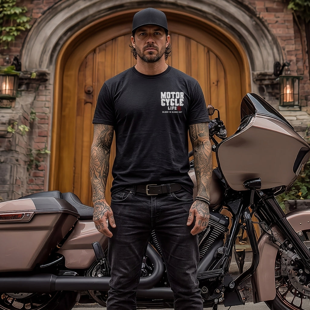 Motorcycle T-Shirt black - Aneyone UG