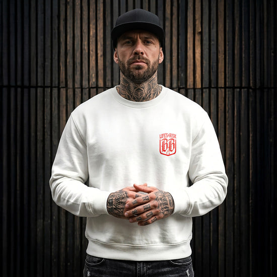 No Regrets Sweatshirt White - Aneyone UG