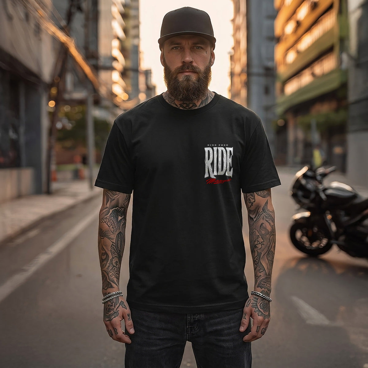 Ride T-Shirt black - Aneyone UG