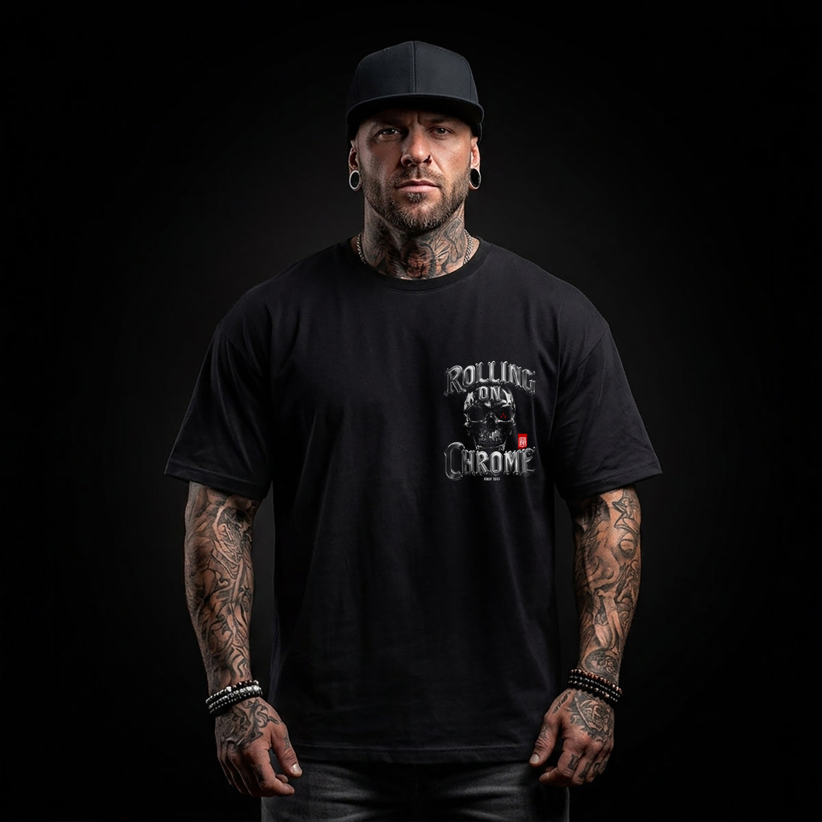 Rolling on Chrome T-Shirt black - Aneyone UG