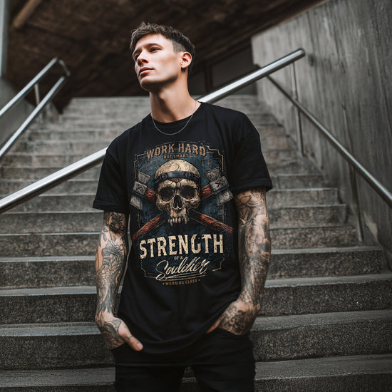 Work Hard T-Shirt black