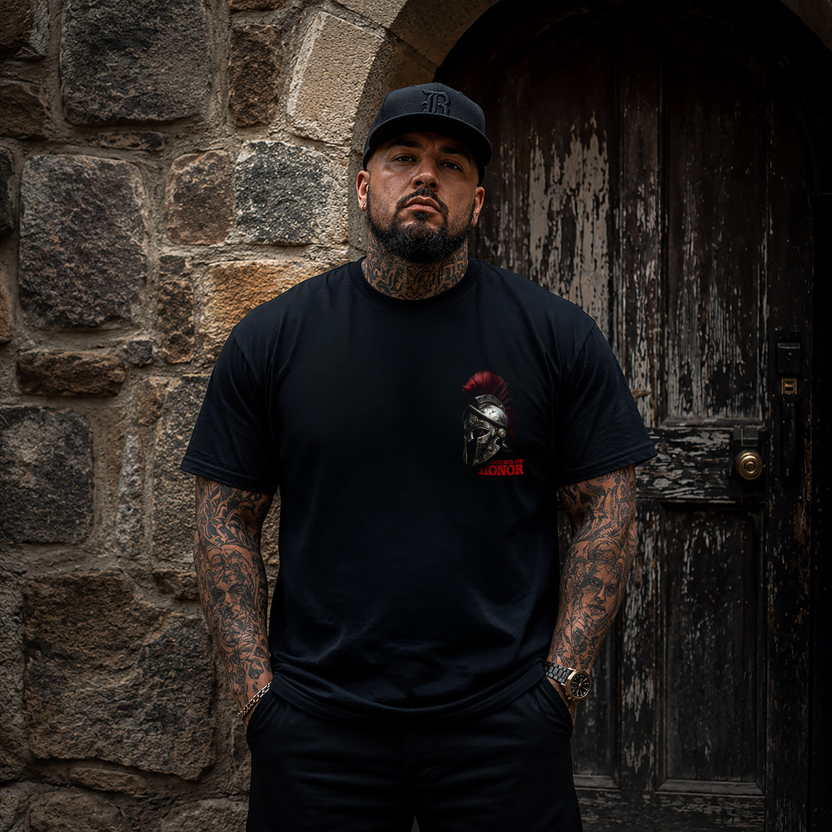 Spartan T-Shirt black - Aneyone UG