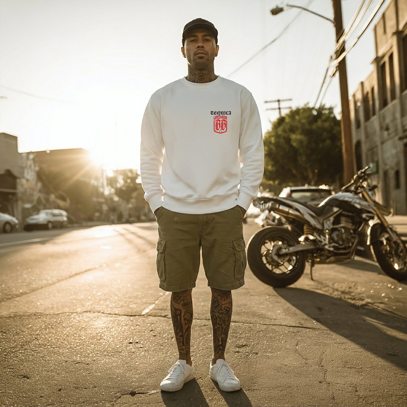 Tequila Sweatshirt White - Aneyone UG