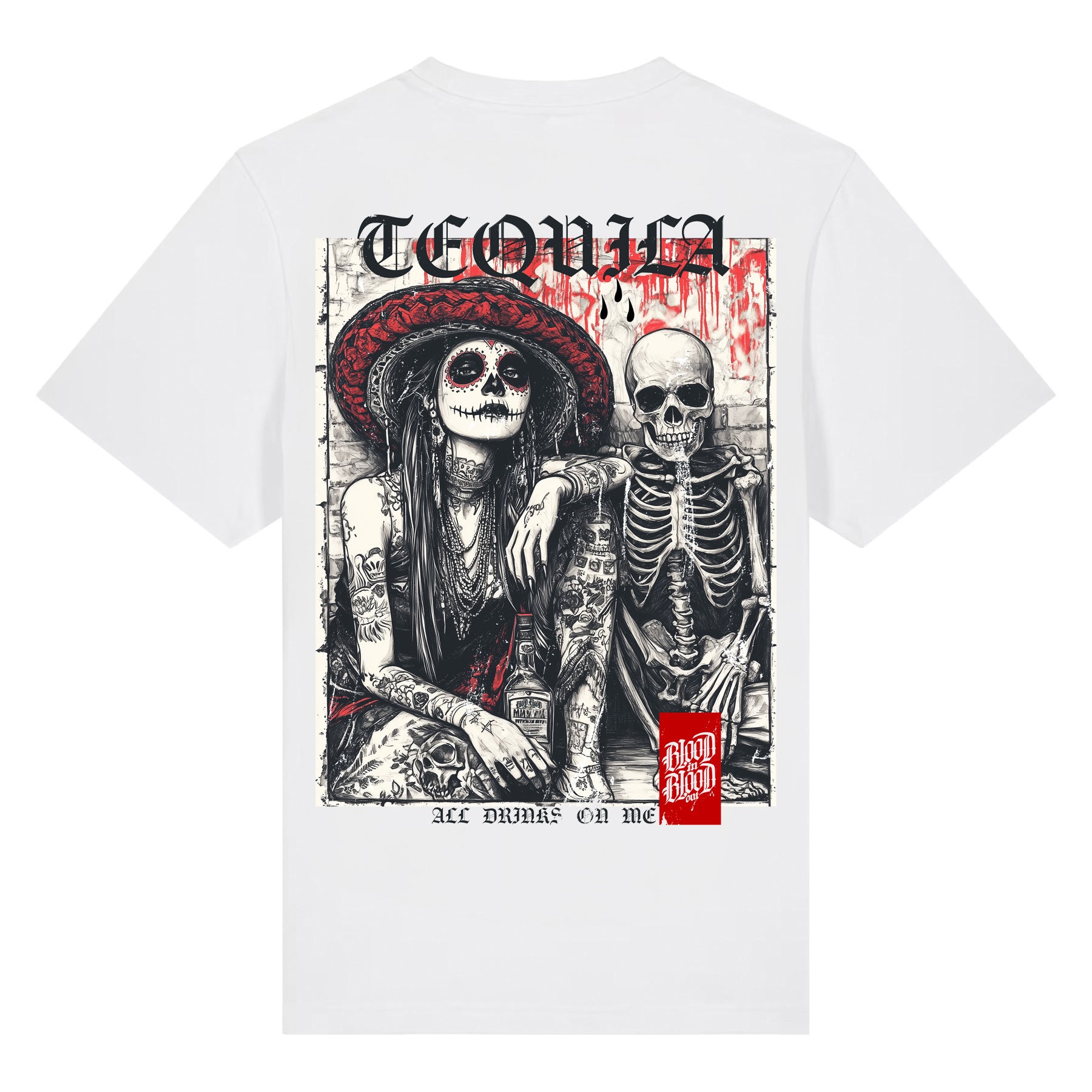 Tequila T-Shirt white - Aneyone UG