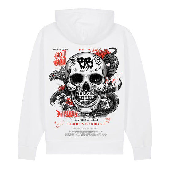 Tokio Skull Hoodie White
