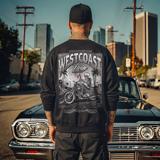 Westcoast Livin Sweatshirt Black - Aneyone UG