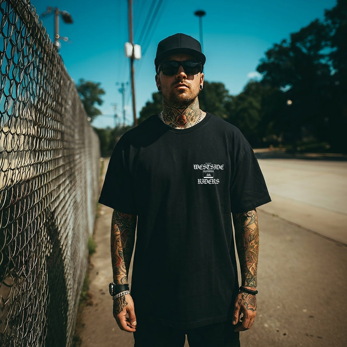 Westside Riders T-Shirt black - Aneyone UG