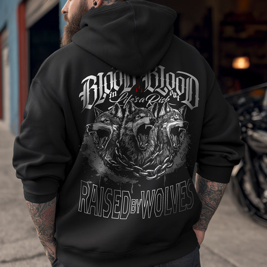 Wolves Hoodie Black