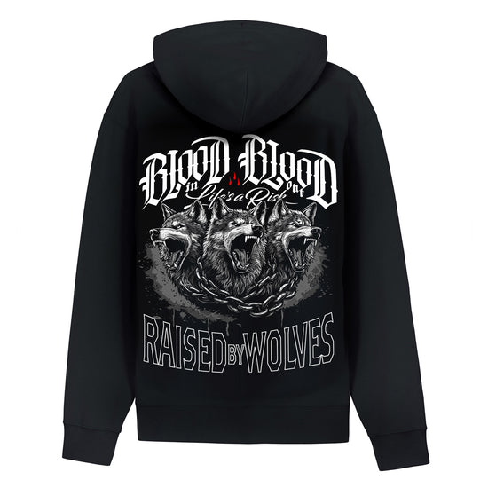 Wolves Hoodie Black