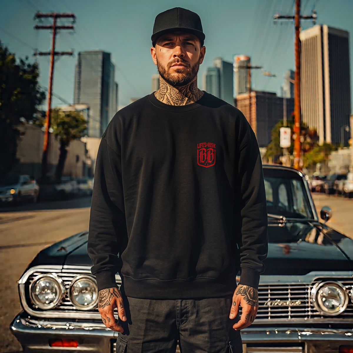 Westcoast Livin Sweatshirt Black - Aneyone UG